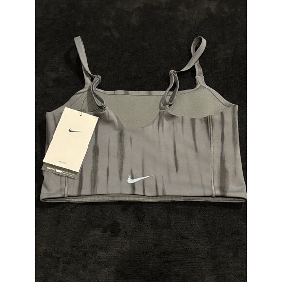 Nike Women’s XS Grey Tie-Dye Training Tank Top w/ Adjustable Straps New With Tag - Picture 2 of 4